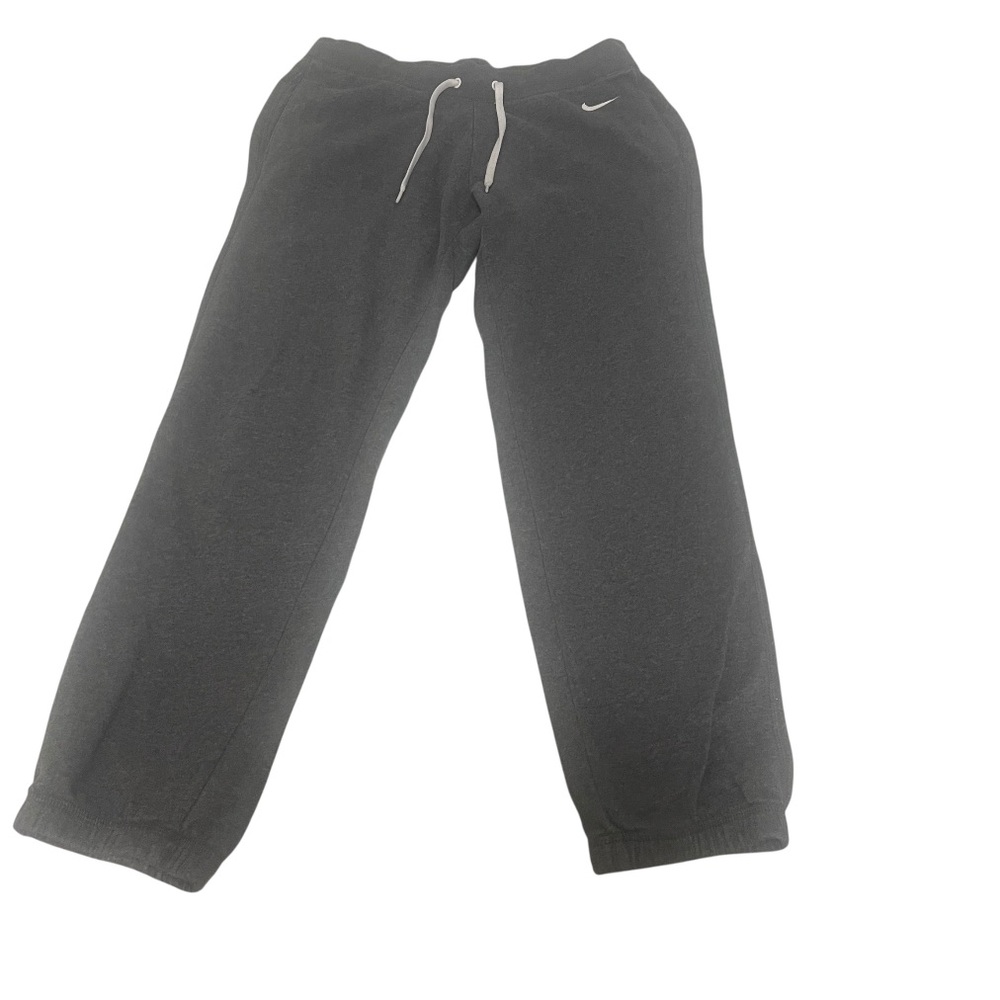 Nike Sweatpants Women Medium Grey Activewear Embroidered‎ Logo Comfortable Solid
